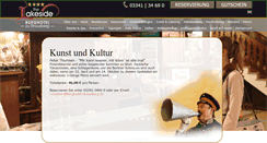 Desktop Screenshot of burghotel-strausberg.de